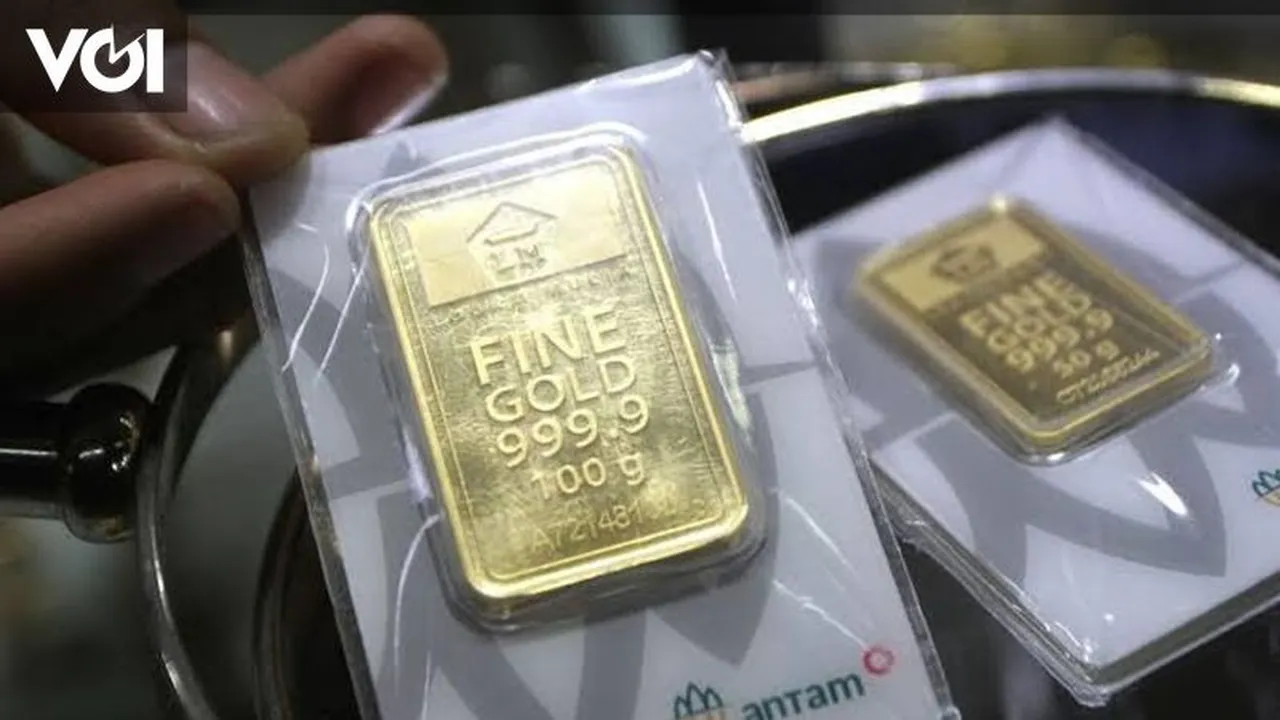 ارتفاع جديد في أسعار الذهب لدى شركة Antam خلال تعاملات اليوم